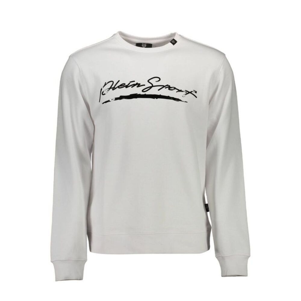 Plein Sport Bianco Cotton Mens Men's Sweatshirt
